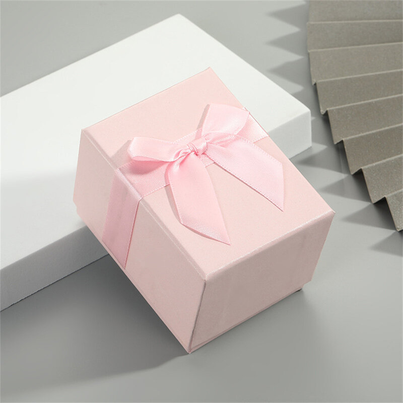 Kartonowe opakowanie na prezenty składane pudełko czarno-białe różowe wesele walentynki luksusowe składane opakowanie na prezenty pudełeczko materiały świąteczne