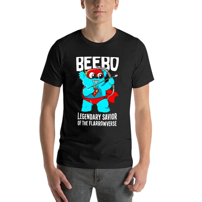 T-shirt Super Beebo t-shirt manica corta anime fruit of the loom magliette da uomo