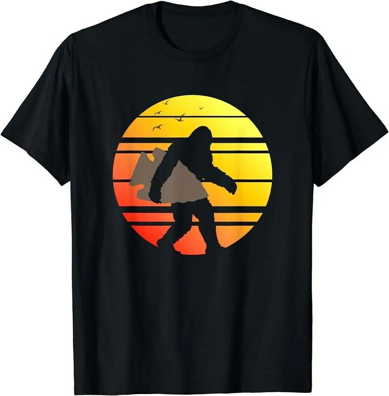 Bigfoot-Camiseta de manga corta para hombre y mujer, prenda de vestir con estampado gráfico de Anime, para caza