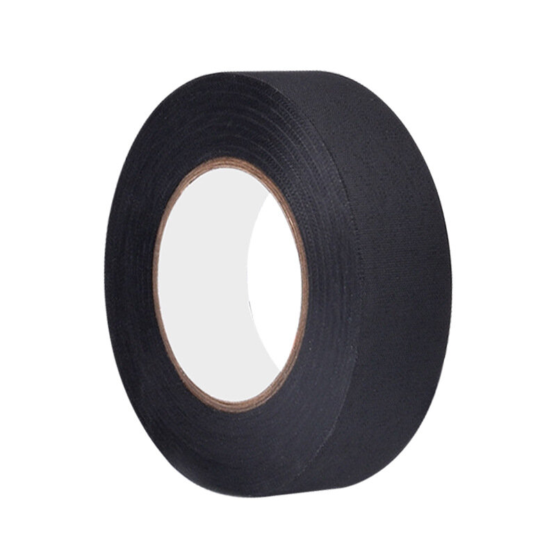 15m Wire Harness Tape Self-Adhesive Fabric Wrap Protection Insulation Cable Fixed Electrical Tape For Noise Dampening Heat Proof