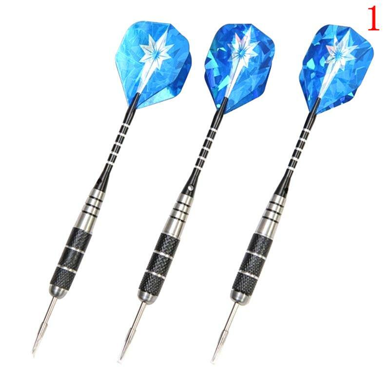 3 Pieces In A Pack 22g Anti-fall Dart Needles Full Metal Darts Set Safety Video Game Darts Indoor Soft Darts Steel Shaft Darts