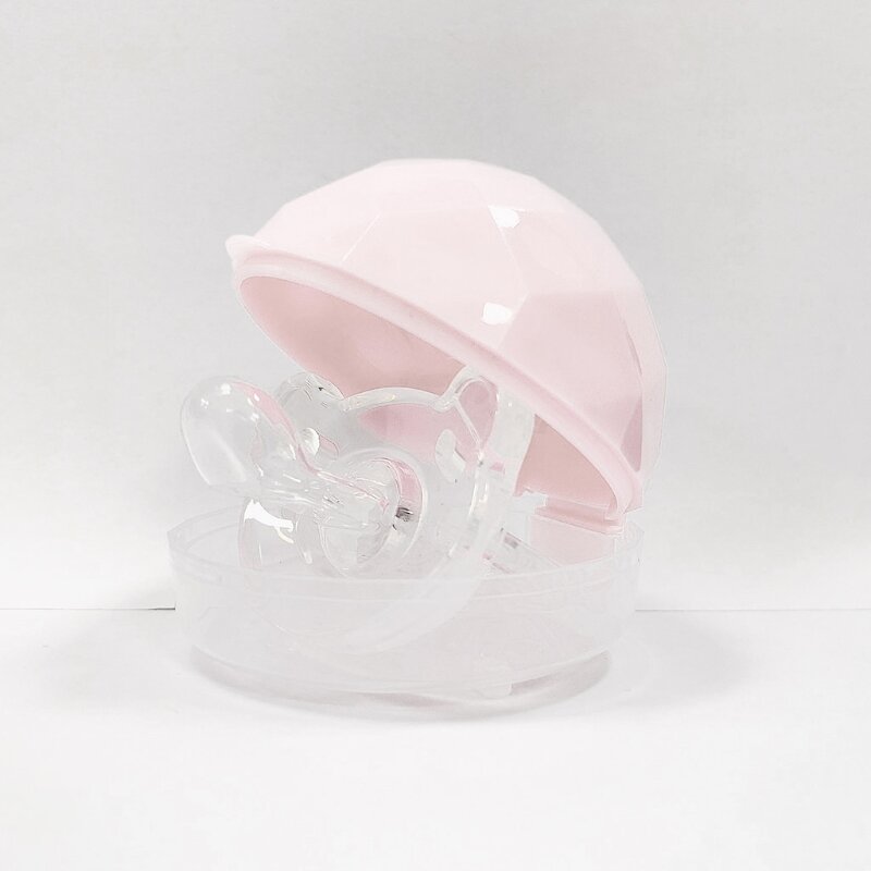 Nipple Storage Box Baby Pacifier Teat Container Portable Dustproof Soother for C