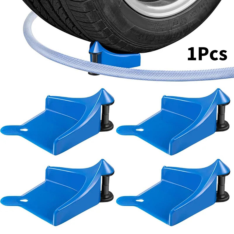 Cuneo per pneumatici portatile per lavaggio Auto tubo dell'acqua tubo strumenti Anti-pizzicamento guide per tubi flessibili Auto blocco ruota prevenire