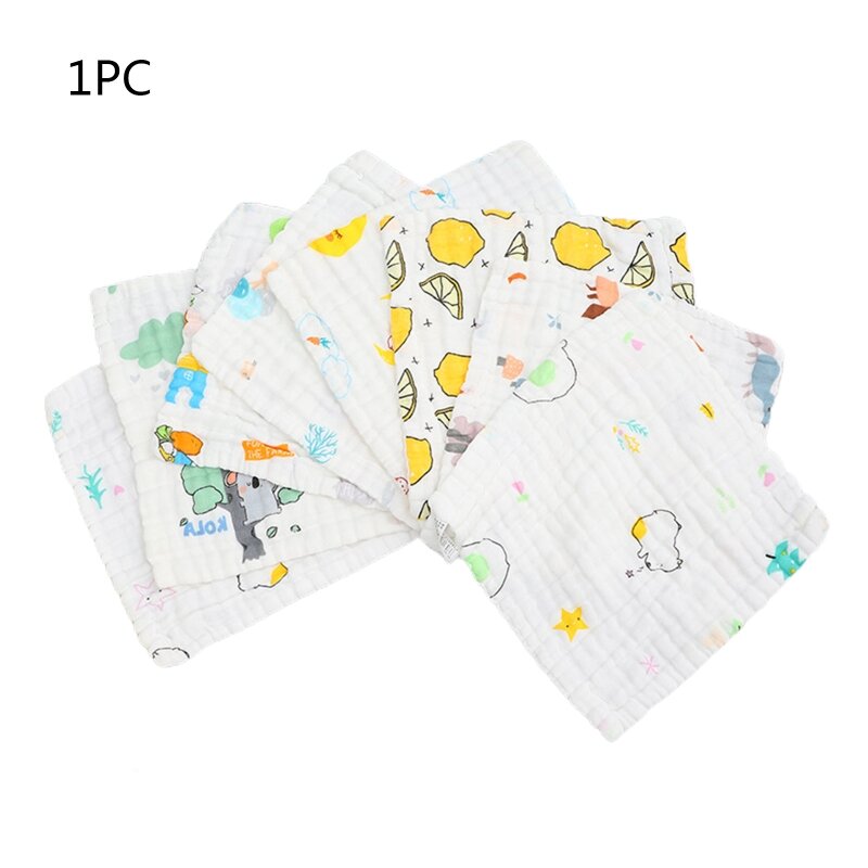 Muślinowe kwadraty dla niemowląt Miękkie ręczniki do twarzy dla niemowląt