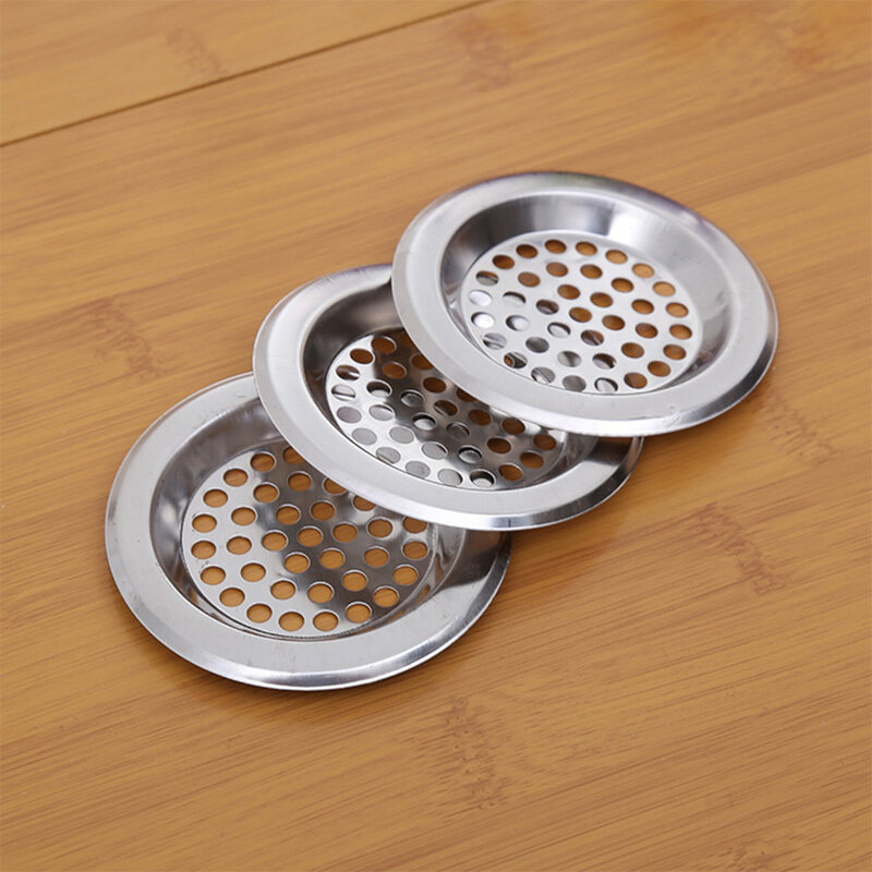 60/75mm Kitchen Metal Sink Strainer Floor Drain Bathtub Hair Catcher Stopper Stainless Steel Shower Drain Hole Filter Trap