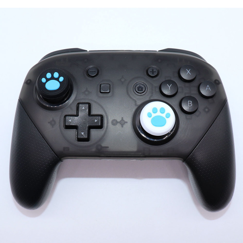 4pcs Cat Paw Thumb Stick Grip Cap Cover For PS3 / PS4 / PS5 / Xbox One / Xbox 360 Controller Gamepad Joystick Case Accessories