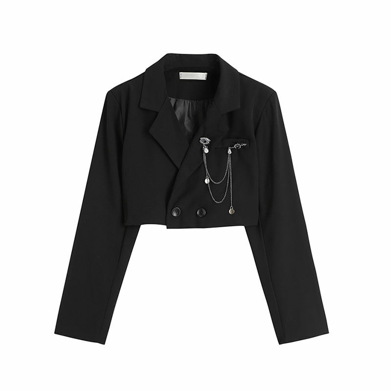 2024 Herbst neue kleine Anzug Damen Blazer vielseitige schlanke Langarm Mantel kurze Jacke