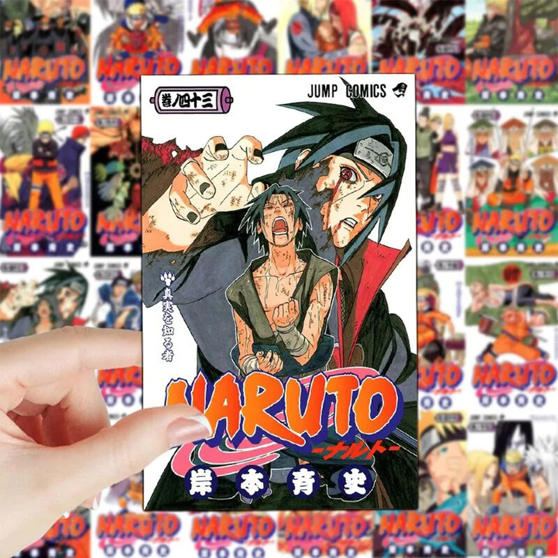 Naruto clássico anime adesivos, adesivos dos desenhos animados, graffiti, legal, para decoração do telefone, laptop, skate, diy, pacote de 10, 30, 60pcs
