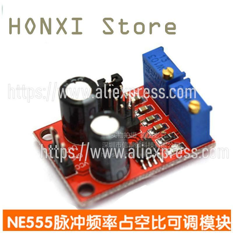2PCS NE555 square-wave pulse frequency adjustable duty ratio of modules rectangular wave signal generator stepper motor driver