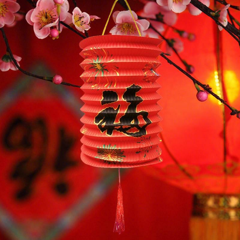 中国の紙のランタン、中秋のフェスティバルのためのハンドヘルド装飾的な紙のランプ、かわいいパーティーの好意、全国の日
