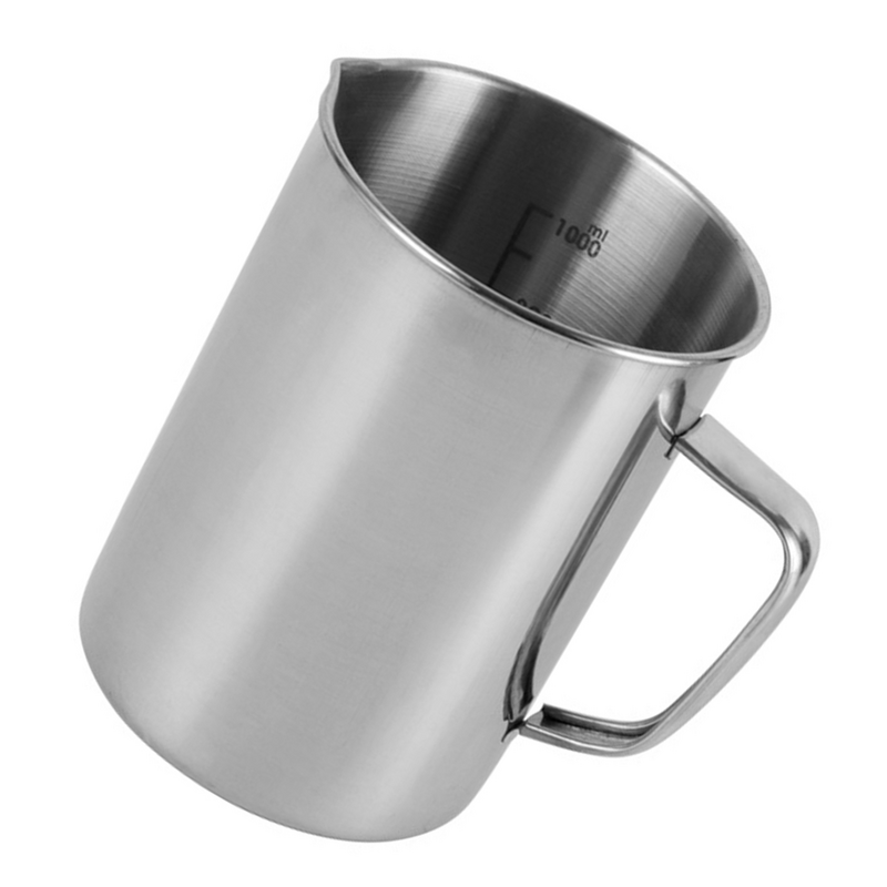 Experimental Measuring Cup Coffee Mug Laboratory Kettle Tool Stainless Steel Scale