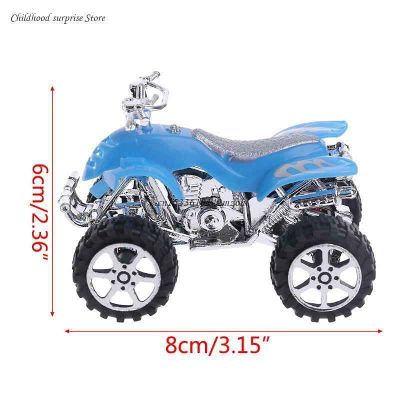 Мини-моделирование инерции с откатом, 4 колеса, пляжный мотоцикл, автомобиль для мотокросса, Прямая поставка