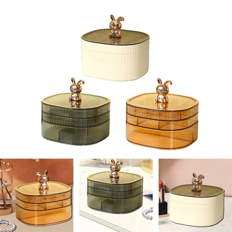 Jewelry Box Display Holder Jewelry Storage Travel Essentials Accessories for Rings Earrings Bracelets Necklaces Bridesmaid Gifts