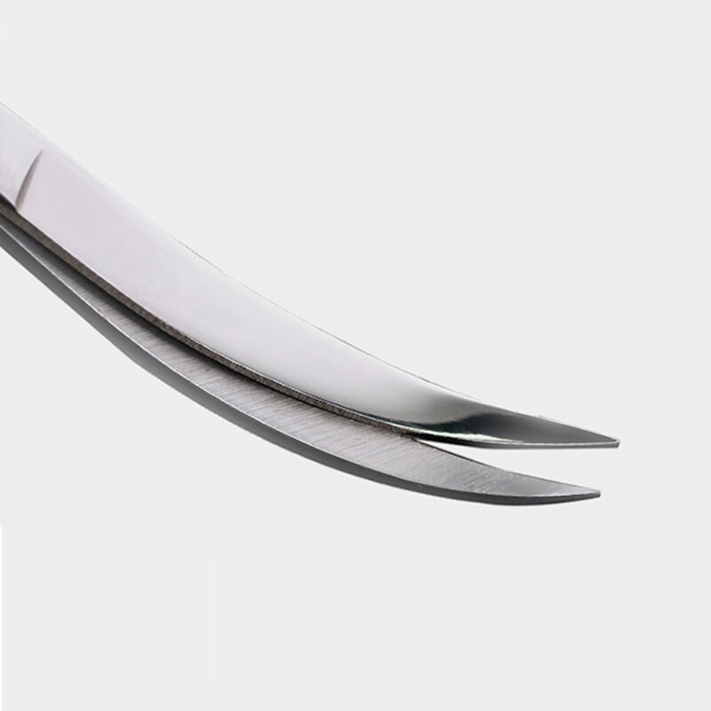 Портативные многофункциональные ножницы с волнистым изогнутым кончиком, бытовые ножницы для волос в носу
