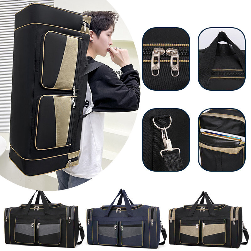 Torba podróżna duża pojemność na zewnątrz Fitness sportowy torebka treningowa na ramię mężczyźni kobiety torby na bagaż Y68A