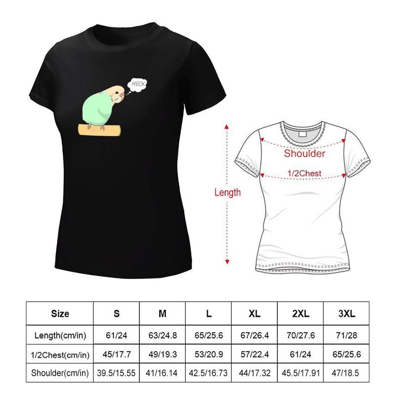 Heckin-T-Shirt surdimensionné Bamboozled Birb/Perruche pour femme, vêtements esthétiques