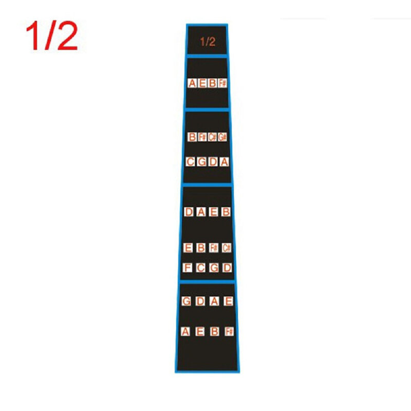 Stickers Viool Intonatie Papier Leermiddelen 4/4 3/4 1/4 1/2 1/8 Accessoires Beginners Tingerboard Marker