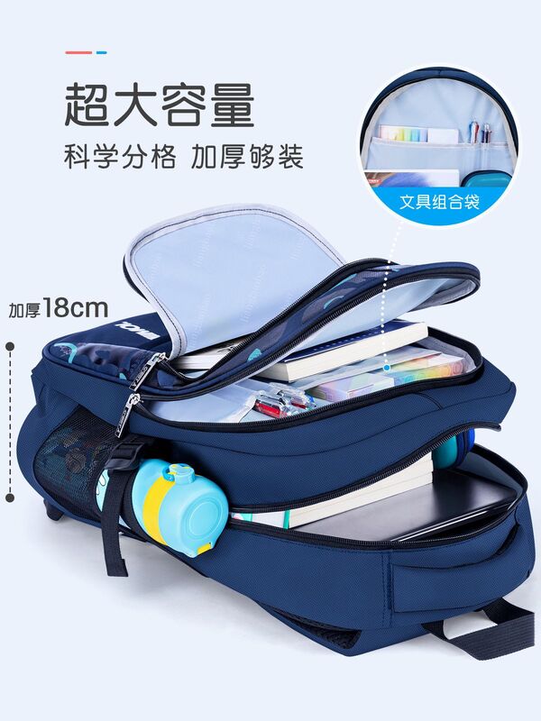 New Primary And Secondary School Students, High Grades 1-6, Pull Rod Children's Bag, Leisure Computer
