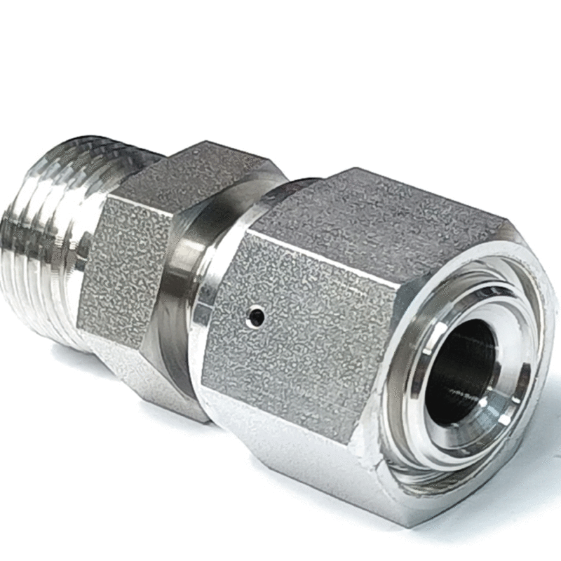1/4" 1/2" VCO Male To 1/4" 1/2" VCR Female SUS316L Stainless Steel Pipe Fitting Connector Coupler