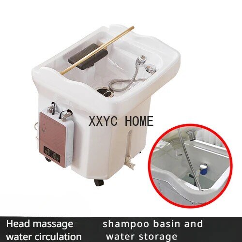 Stylista krzesło kosmetyczne głowa do włosów Spa golenie japońskie krzesło do szamponu zabiegi fryzjerskie meble Cadeira LJ50SC