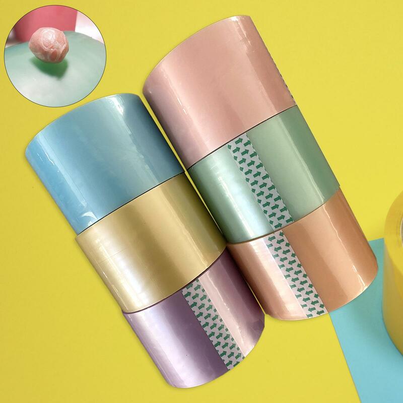 6x klebrige Kugel Rolling Tape Dekompression spielzeug DIY machen Ball lustige Spiel farbige Ball bänder für Kinder Zubehör