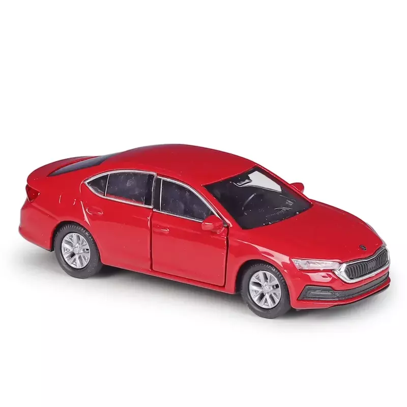 WELLY 1:36 mobil Model Aloi logam, koleksi hadiah mainan anak-anak, mobil Model Diecast simulasi tinggi Skoda Octavia