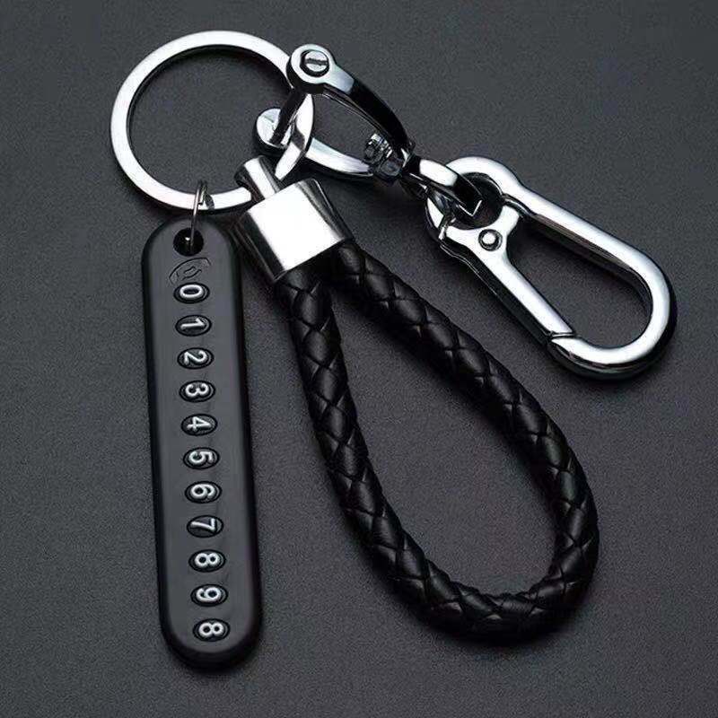 Creative And Simple Men'S Waist Hanging Anti-Lost Car Key Chain Pendant Personalized Key Horseshoe Buckle Key Ring Ring Chain