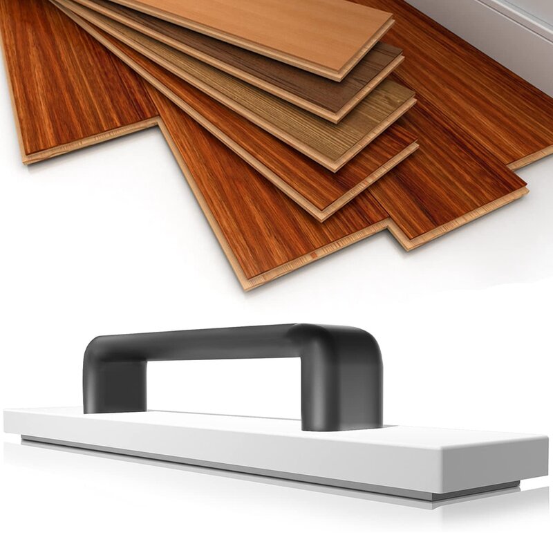 บล็อกต๊าปสำหรับพื้นไม้กระดานไวนิลติดตั้งพื้นบล็อกต๊าปที่มีด้ามจับขนาดใหญ่เครื่องมือสำหรับพื้นยาว (200มม.)