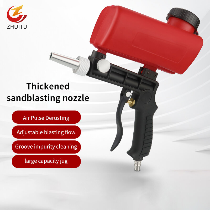 Adjustable Sandblasting Gun Portable Sand Blaster Sand Blasting Machine Mini Gravity Sandblasting Gun