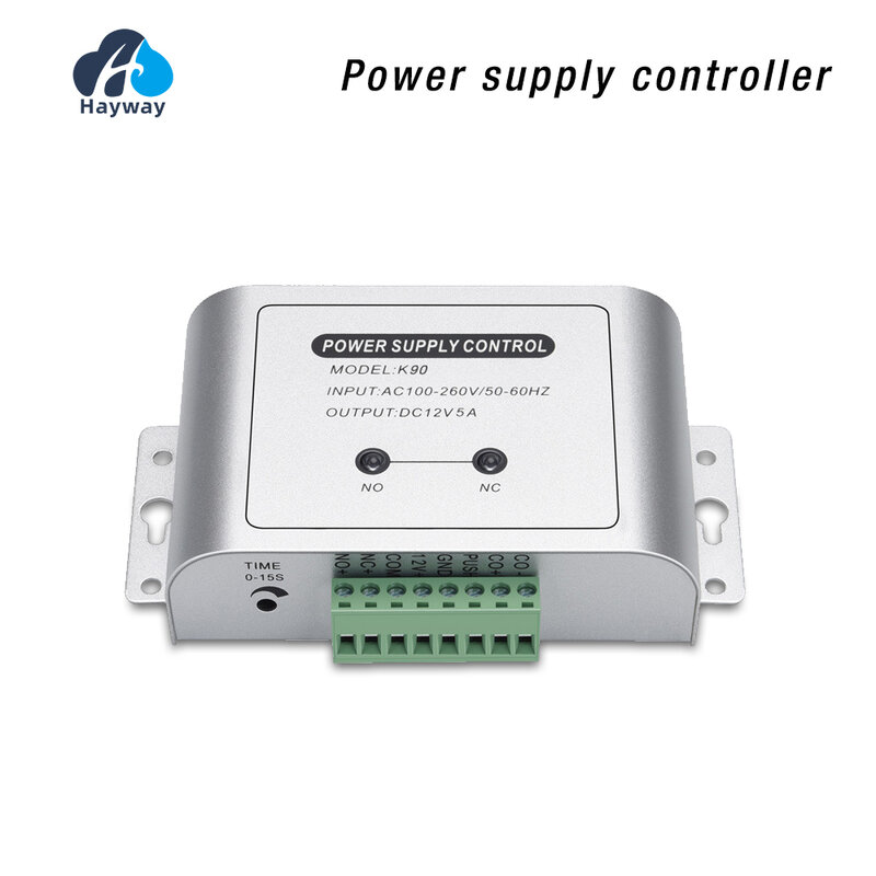 Hayway 110-240VAC do 12VDC 5A przełącznik kontrolera kontrola mocy dostępu do System kontroli dostępu do drzwi systemu wideodomofon