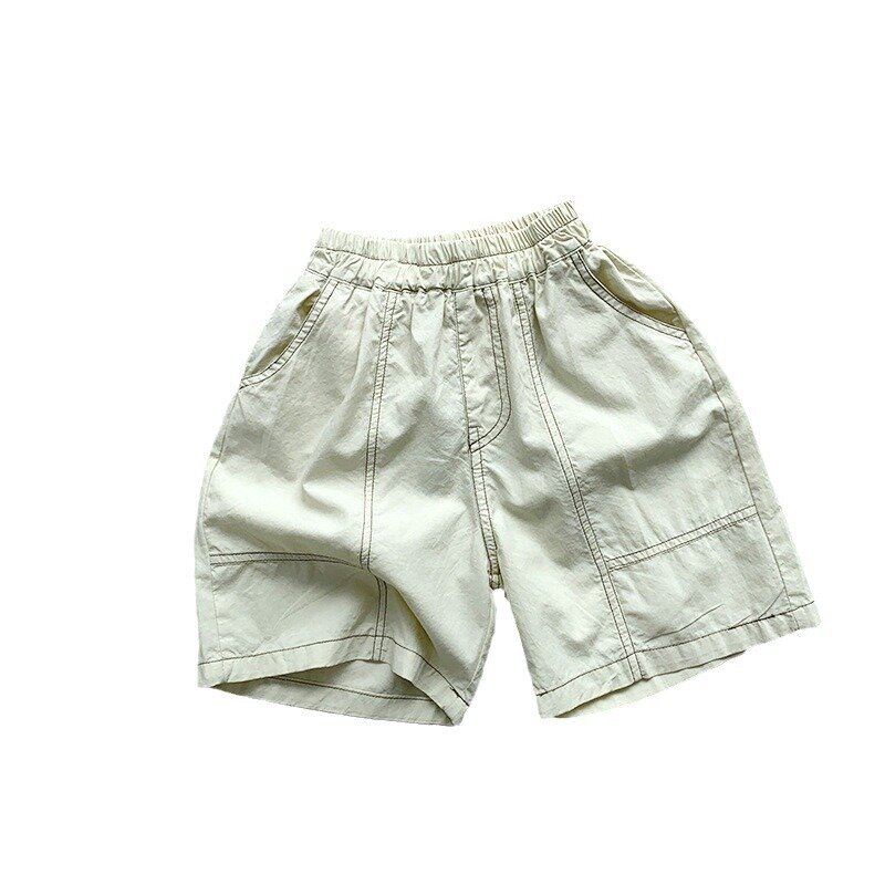 2024 Summer New Children Loose Shorts Baby Solid Casual Pants Boys Girls Cotton Casual Shorts Toddler Middle Pants Kids Clothes