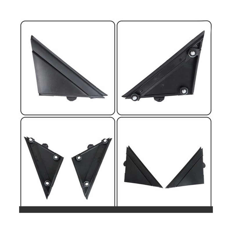 Left Rear View Mirror Triangle Mirror Decorative Plate 1SH17KX7AA for Fiat 500 2012-2019 Car