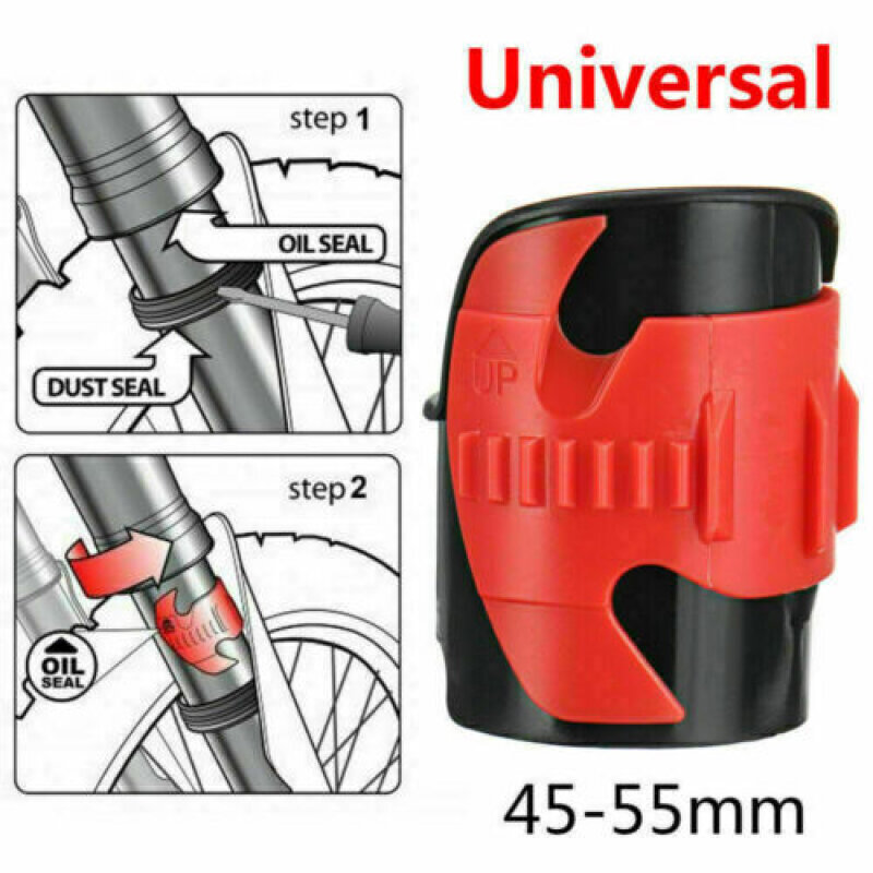 Front Motorcycle Oil Seal Fork Cleaner Shock Absorber Repair Tool for 45-55mm Cleaning Tool