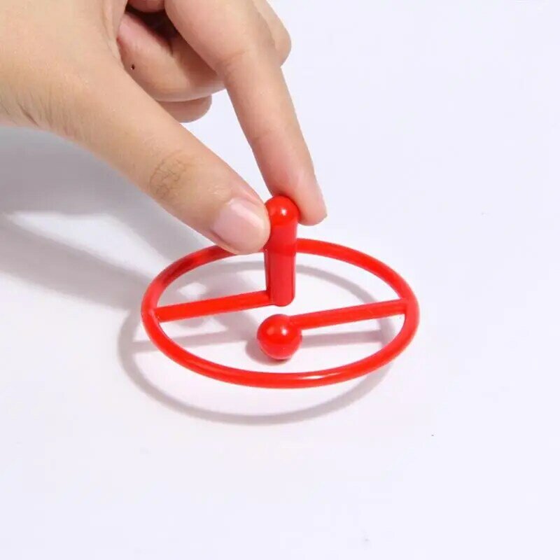 Mini Gyroskop kleine Finger Zappeln Top Spinner für Kinder universelle frühe Bildung Lernspiel zeug Neuheit bunte Kreisel