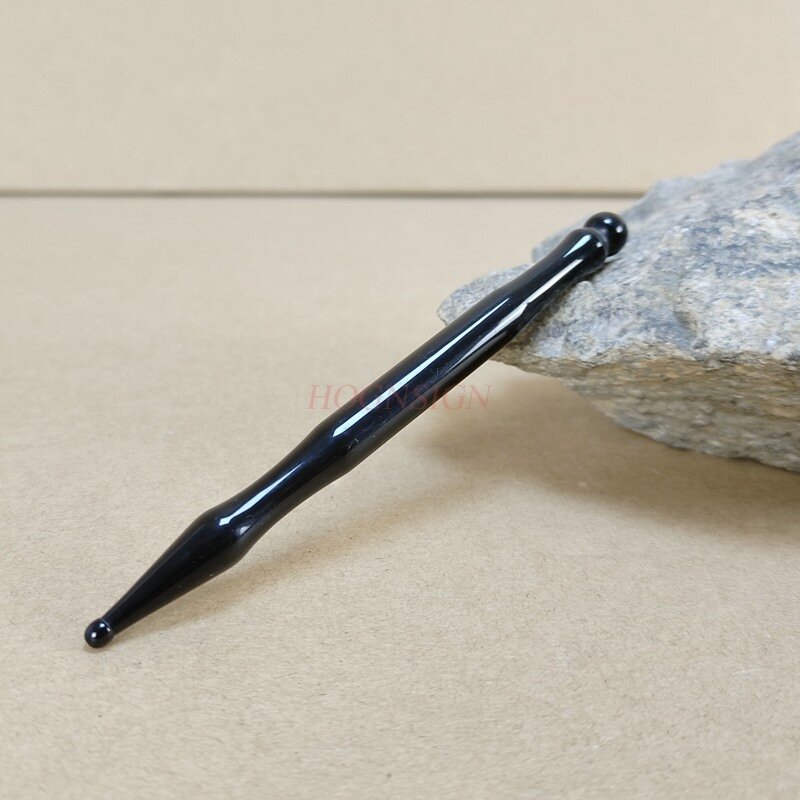 Натуральный рог, карандаш, меридиан, точечные палочки, инструмент для ухода за кожей лица, бриллиантовая помада для массажа, акупунктурная ручка