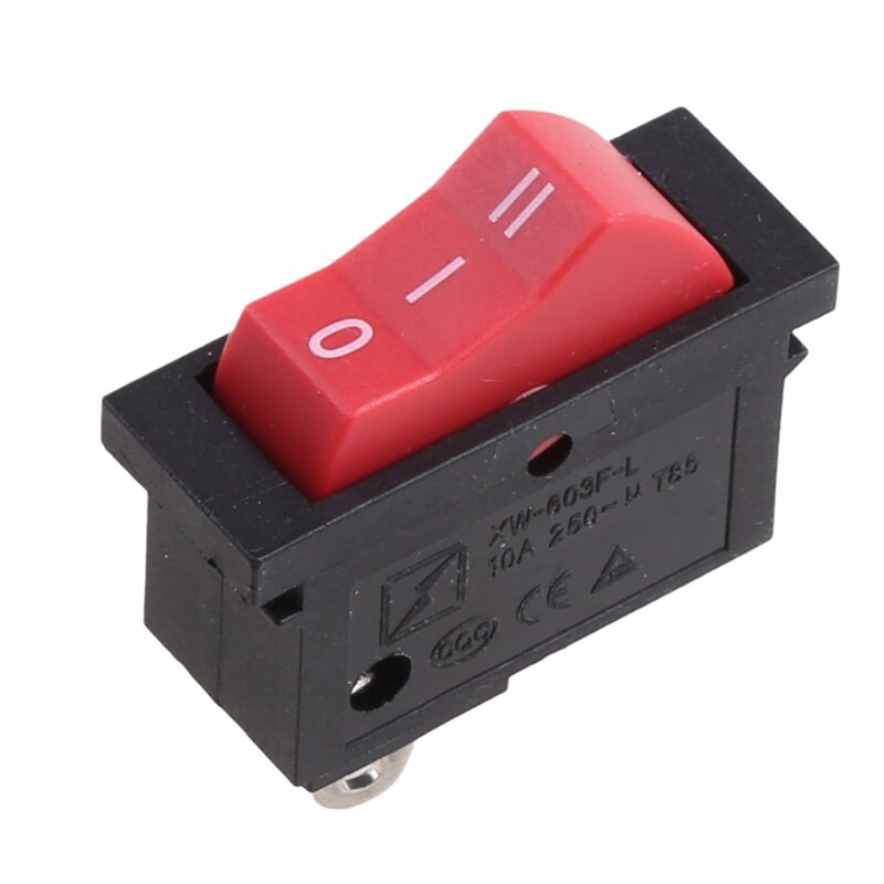 Black Red Electrical Hair Dryer Button Switch On Off Electric Hot Water Bottle Heater Rocker Switch 3 Gear Toggle Drop Shipping