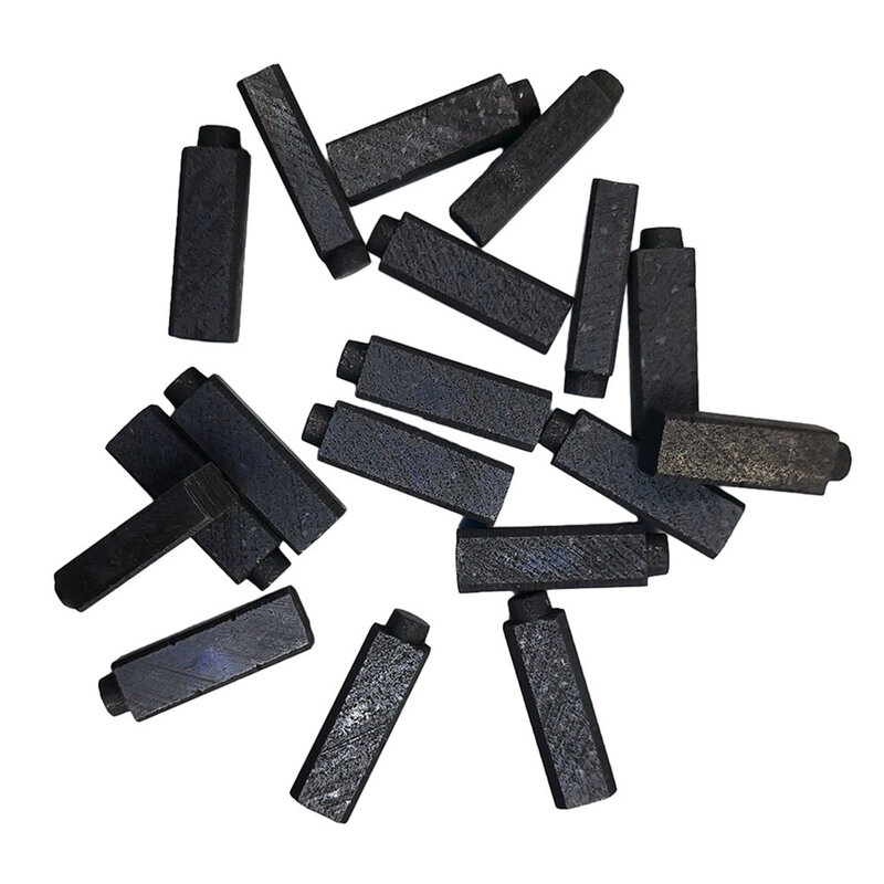 Attrezzi da giardino di alta qualità spazzole di carbone utensili elettrici 12 pezzi 4x5.5x17mm essiccatore di carbonio nero capelli elettrici generali