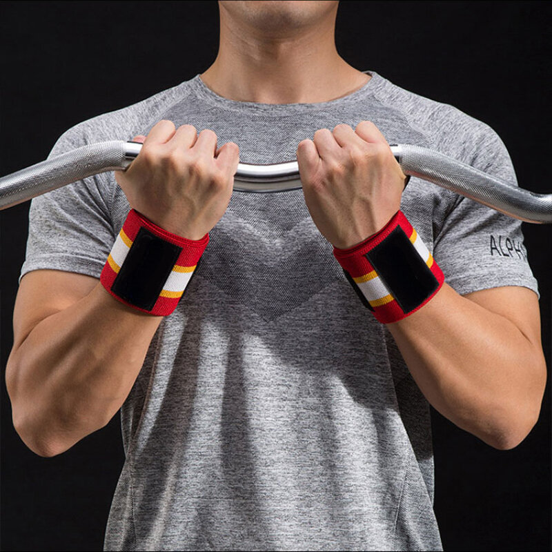 Fitness wristband unisex wrist sprain prevention bench press wrist protection equipment hand strap sports wristband