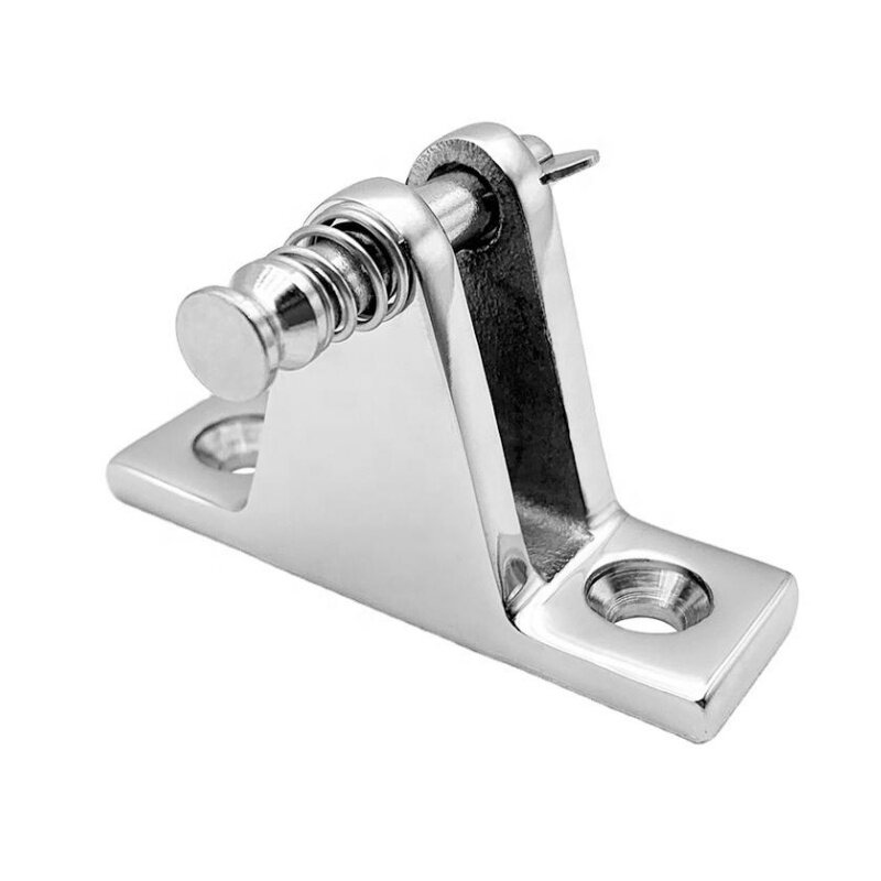 90° Deck Hinge With Removable Pin With Bolt Mountain Type Seat Stainless Steel Bimini Top Fitting Marine Hardware Accessories