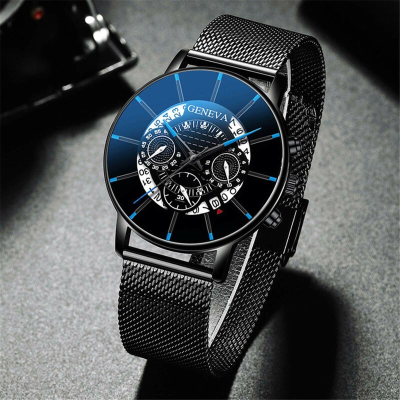 นาฬิกาควอตซ์สำหรับผู้ชาย, นาฬิกาธุรกิจสุดหรูรุ่นใหม่2023นาฬิกาควอตซ์สายสแตนเลสสตีลนาฬิกาสำหรับนักธุรกิจ
