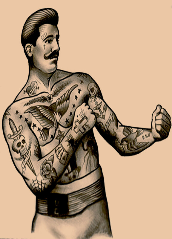 Винтажные принты из крафт-бумаги, предназначенные для любителей татуировок-Добавьте некоторое преимущество в ваш домашний декор-6 шт. тату-плакатов, настенная живопись