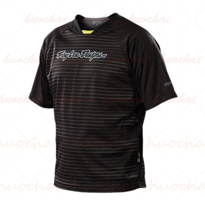 Рубашка для езды по бездорожью и эндуро с коротким рукавом, Мужская футболка для езды на горном велосипеде