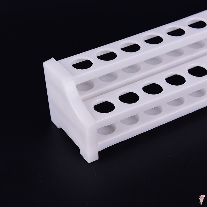 1 pz 20 fori in plastica per provette rack per provette supporto per provette supporto per stoccaggio forniture di laboratorio