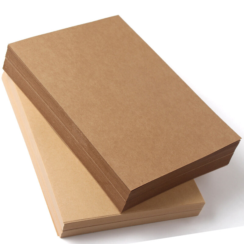 250gsm 50 Sheets Packaging Brown Kraft Paper A4 Notebook Cover Paper