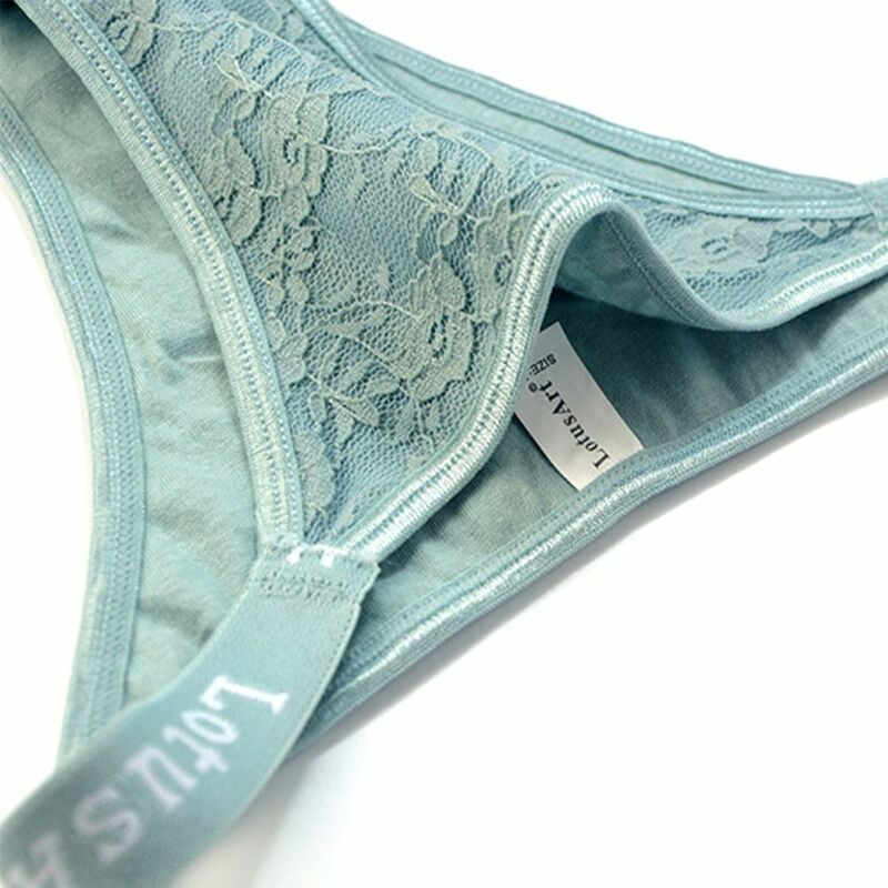 Breathable Seamless Girls Fashion Design G-String Letter Korean Style Underwear Women Lingerie T-Shaped Panties Low-Waist Thong