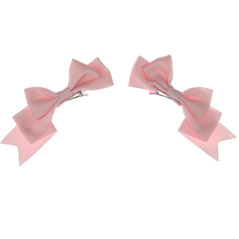 Lolita headwear handcrafted bow clip cute sweet anime Lolita headwear soft girl dark hair accessory anime accessories