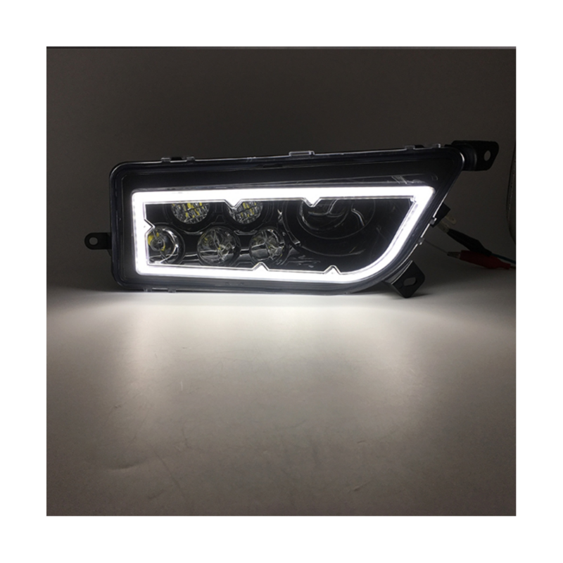 Lampu depan LED untuk ATV UTV RZR, lampu depan LED untuk dorong 1000 XP warna RGB dengan kontrol ponsel hitam