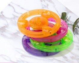 5PCS Luminous pull wire, flywheel, whistle, sound, flashing wind and fire wheel, creative children's small toy gifts