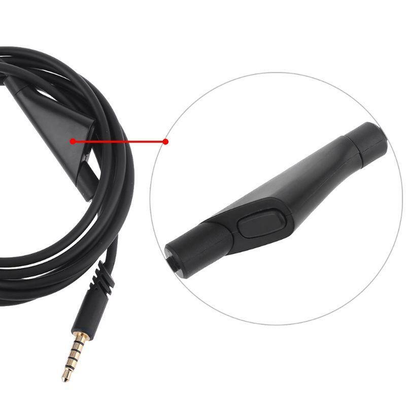 Vergoldeter Plug-Gaming-Headset-Kabel Premium-Sound für Lo-Gitech Astro A10 A40 A40Tr ist speziell