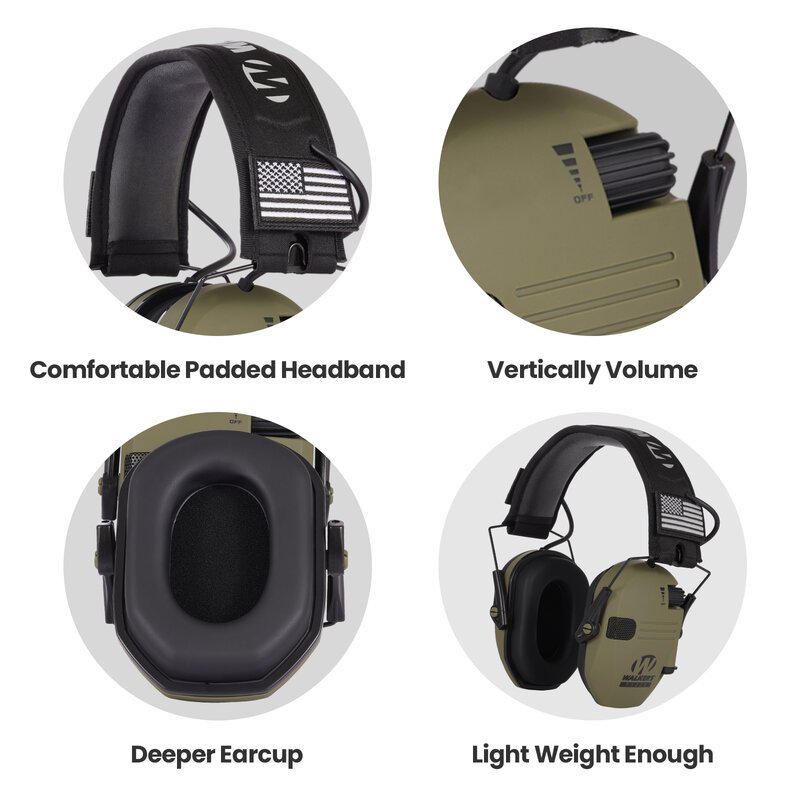 Vendita Sport all'aria aperta tiro elettronico protezione dell'orecchio amplificazione del suono antirumore paraorecchie caccia professionale Ear Defender